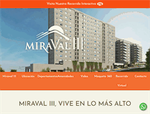 Tablet Screenshot of miraval.com.mx
